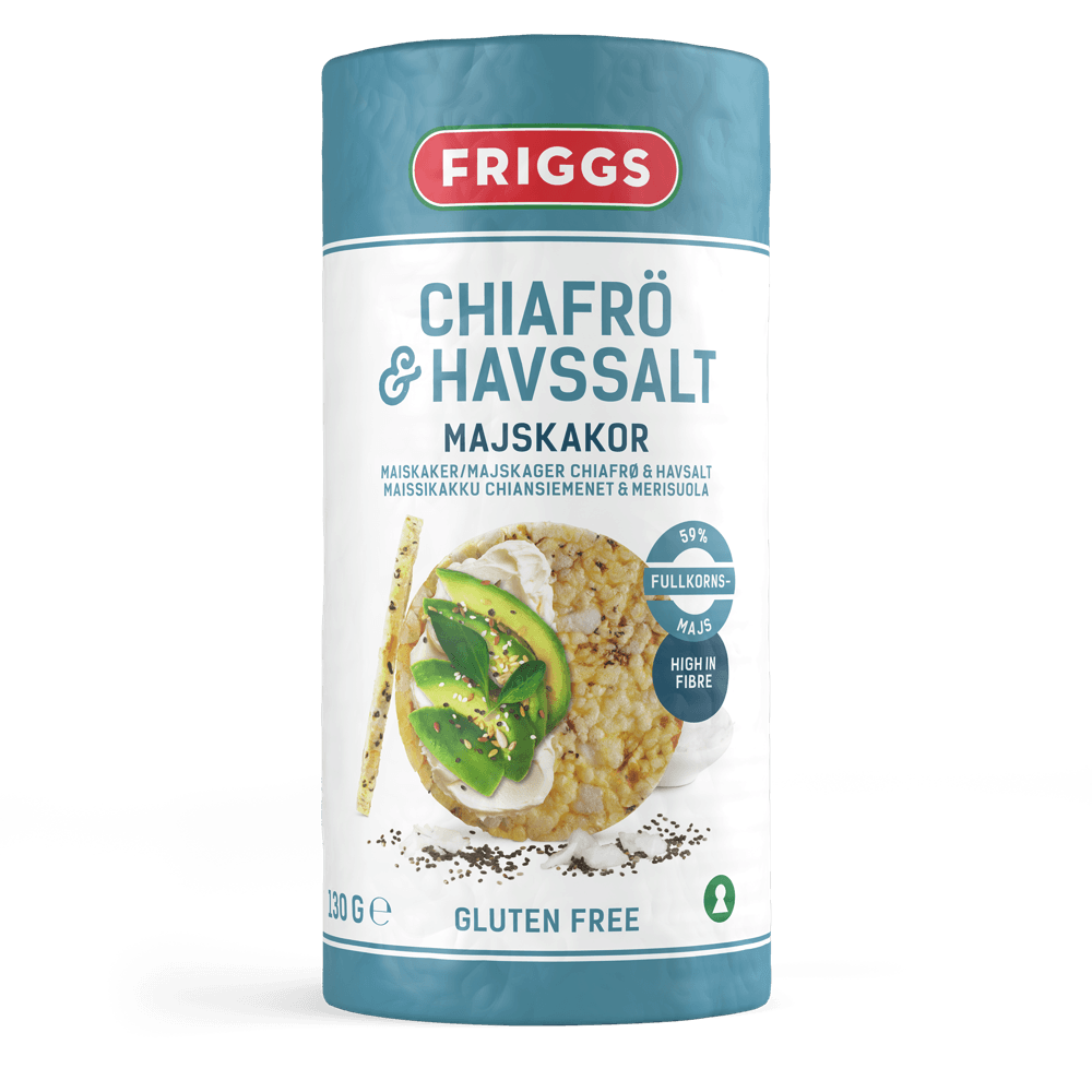 Friggs Majskakor Chiafrö & Havssalt